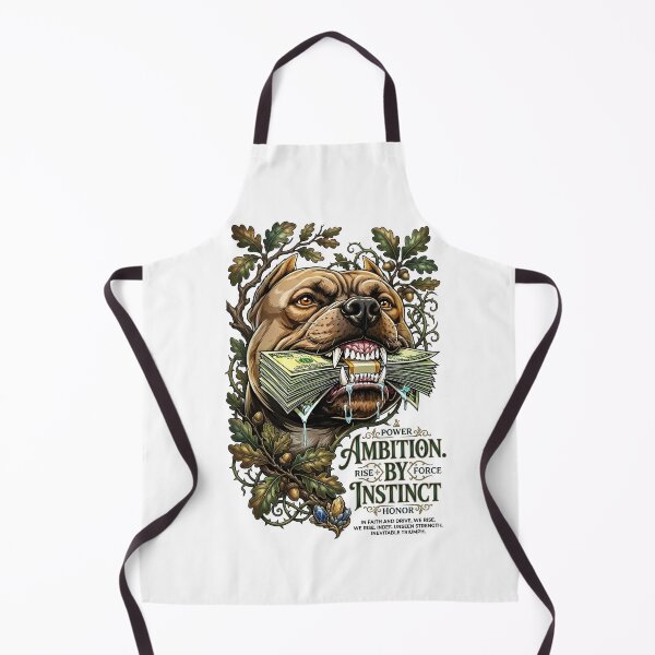 Item preview, Pitbull Dog Eating Cash Money Ambition designed and sold by Sovereign Supply Co..