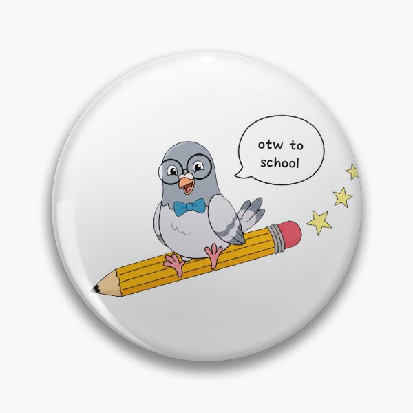 Item preview, Funny Pigeon Back To School Pencil Boys Girls Kids designed and sold by FurryHavenPH.