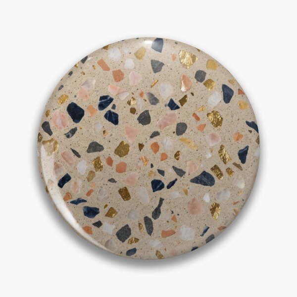 Item preview, Elegant Terrazzo Stone Pattern in Pastel and Gold designed and sold by Soham201.