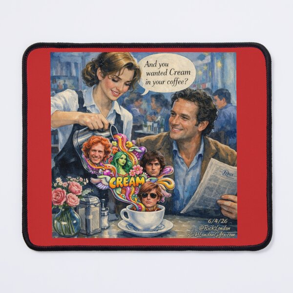 Item preview, Cream in Your Coffee – Disraeli Café Edition designed and sold by Rick London Gifts.