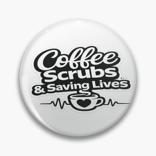 Item preview, Coffee Scrubs and Saving Lives Funny Nurse Gift Mug designed and sold by NurseVibesShop5.
