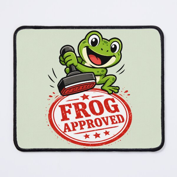 Item preview, Frog Approved Funny Validation Frog Sticker | Certified Frog Approval Stamp Meme designed and sold by  Artistry in Motion by MADsrecreation.