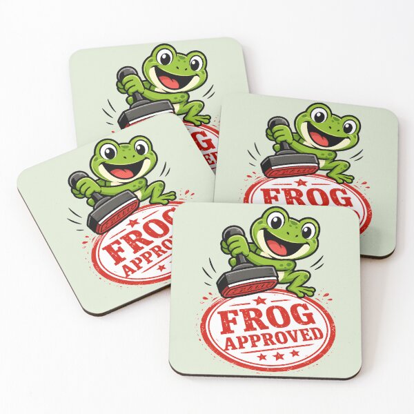Item preview, Frog Approved Funny Validation Frog Sticker | Certified Frog Approval Stamp Meme designed and sold by  Artistry in Motion by MADsrecreation.