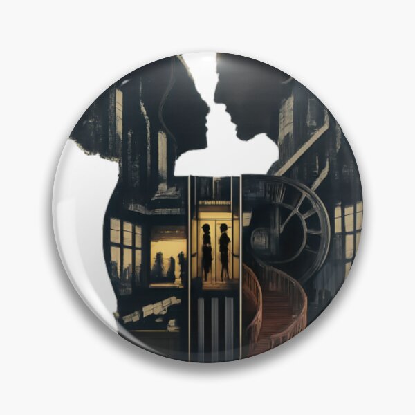 Item preview, Office Romance – Love Beyond the Cubicles | Double Exposure Couple designed and sold by CatLovers Studio.