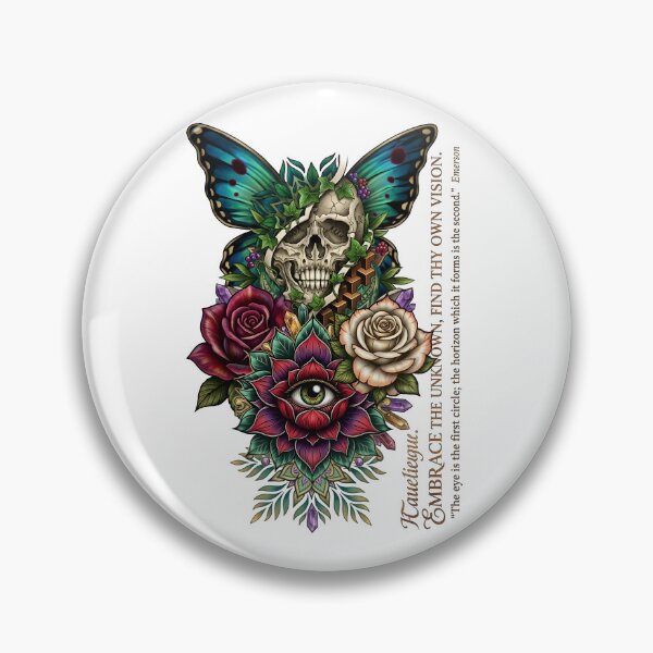 Item preview, Mystic Skull Butterfly All Seeing Eye designed and sold by Sovereign Supply Co..