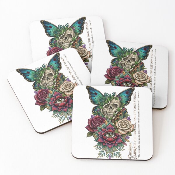 Item preview, Mystic Skull Butterfly All Seeing Eye designed and sold by Sovereign Supply Co..