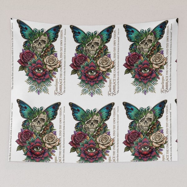 Item preview, Mystic Skull Butterfly All Seeing Eye designed and sold by Sovereign Supply Co..