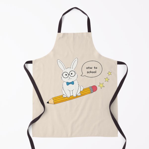 Item preview, Funny Rabbit Back To School Pencil Boys Girls Kids designed and sold by FurryHavenPH.