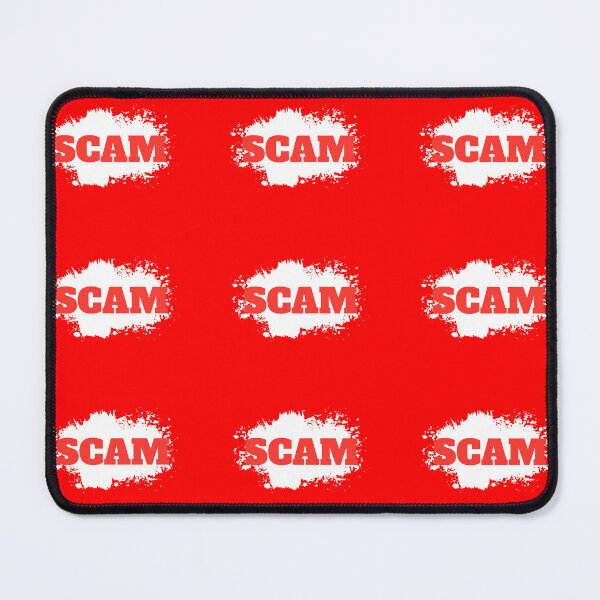 Item preview, Scam Bold Red Grunge Paint Splatter Streetwear Statement Graphic T-Shirt designed and sold by DERA RAY.