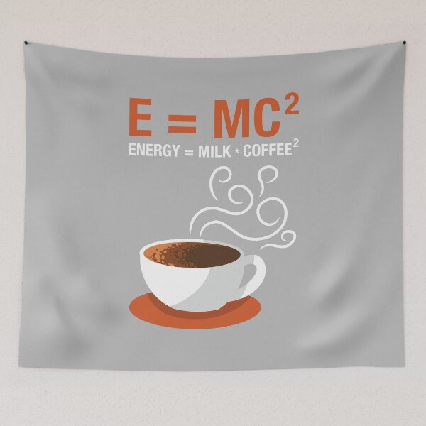 Item preview, Funny Science Coffee - Energy Formula Coffee – Funny E=MC² Coffee Design designed and sold by FernaRoje.