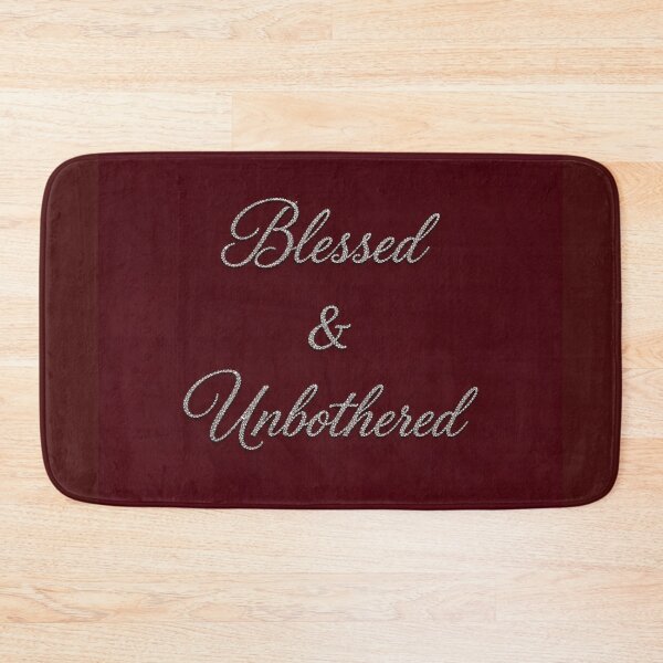 Item preview, Burgundy - Blessed & Unbothered  designed and sold by DesignsByPrnces.