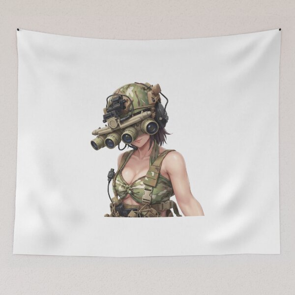 Item preview, Tactical NVG Girl - Night Operations Aesthetic designed and sold by RAWLIFEGRAPHIC.