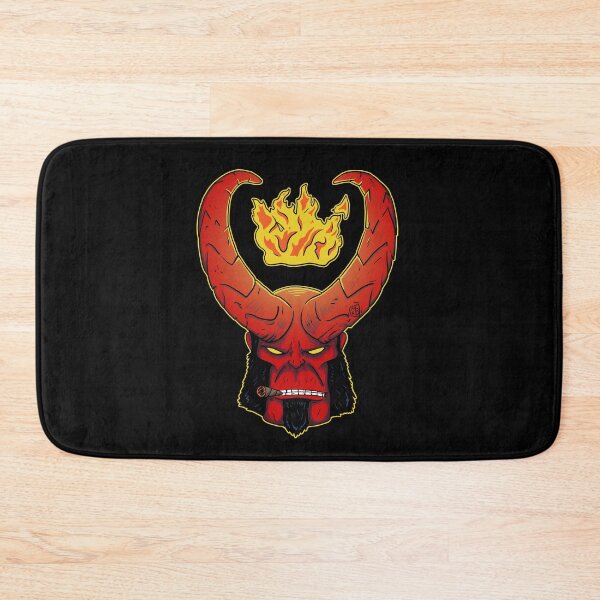 Item preview, Hellboy Wearing  Crown of Fire designed and sold by blacksnowcomics.