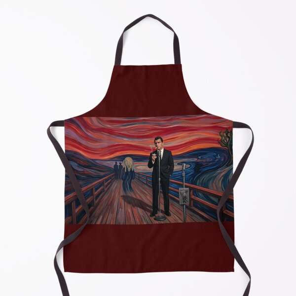 Item preview, Rod Serling standing inside Edvard Munch's Painting of the Scream designed and sold by Halifaxartguy.