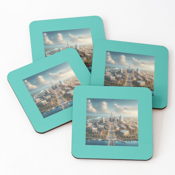 Item preview, Pennsville USA Downtown Skyline And Beautiful Four Direction Cityscape  designed and sold by PaintMeWorld.