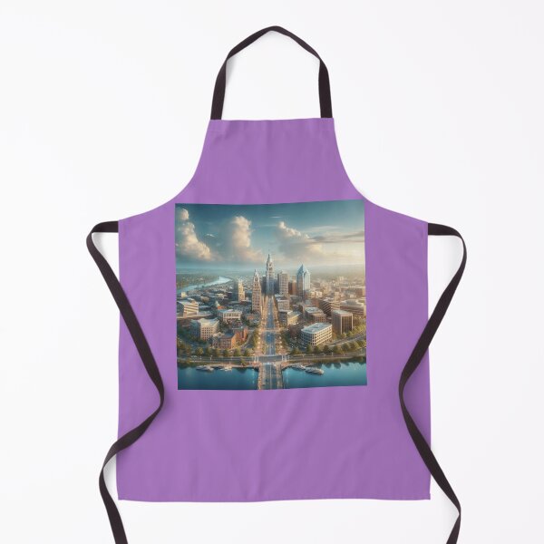 Item preview, Pennsville USA Downtown Skyline And Beautiful Four Direction Cityscape designed and sold by PaintMeWorld.