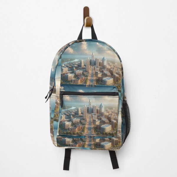 Item preview, Pennsville USA Downtown Skyline And Beautiful Four Direction Cityscape  designed and sold by PaintMeWorld.