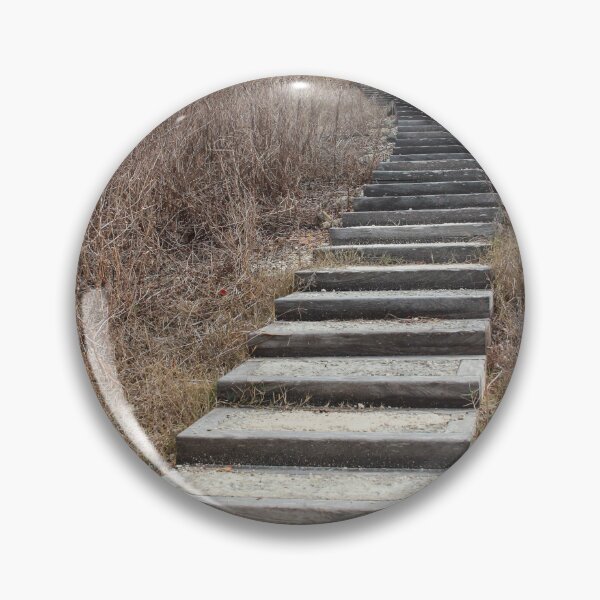 Item preview, Curving Boardwalk Path Through Dry Meadow Leading Into Green Trees And Historic Stone Walls designed and sold by Nmallia.