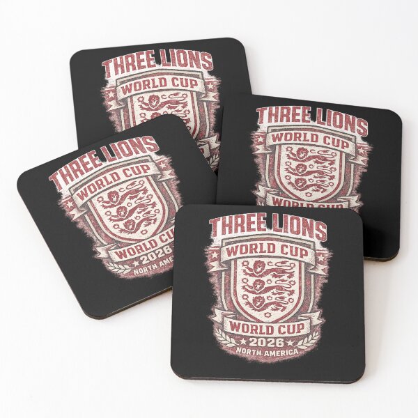 Item preview, Three Lions World Cup 2026 Retro England Tee designed and sold by ArthUpscale.