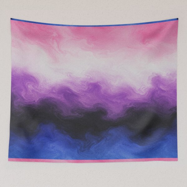 Item preview, Genderfluid Pride Flag Gradient Illustration designed and sold by AHOK-lab.