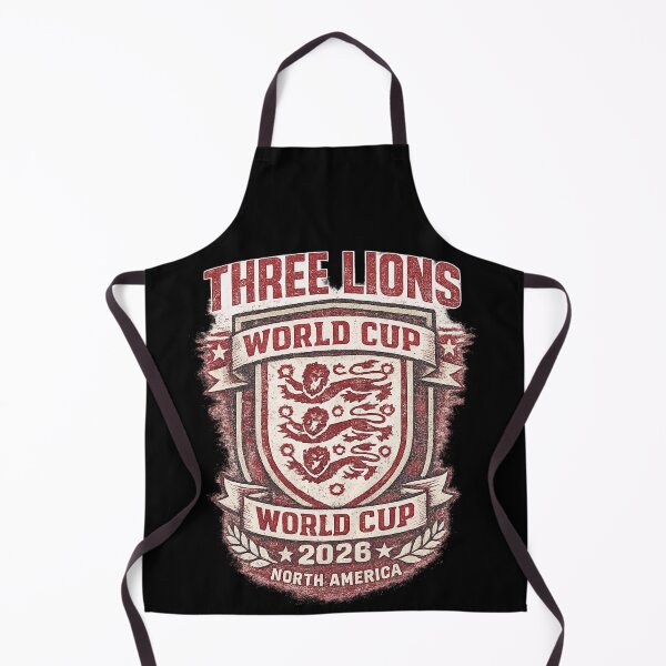 Item preview, Three Lions World Cup 2026 Retro England Tee designed and sold by ArthUpscale.