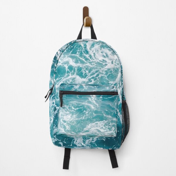 Item preview, Turquoise Ocean Waves Texture | Abstract Sea Foam Water Pattern |  Blue Tropical Sea Waves designed and sold by SOUFIANE1991.