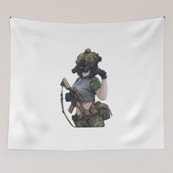 Item preview, Tactical NVG Girl - Night Operations Aesthetic designed and sold by RAWLIFEGRAPHIC.