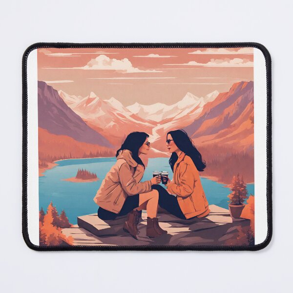 Item preview, Cozy Couple Love Illustration Design designed and sold by MMV2612.