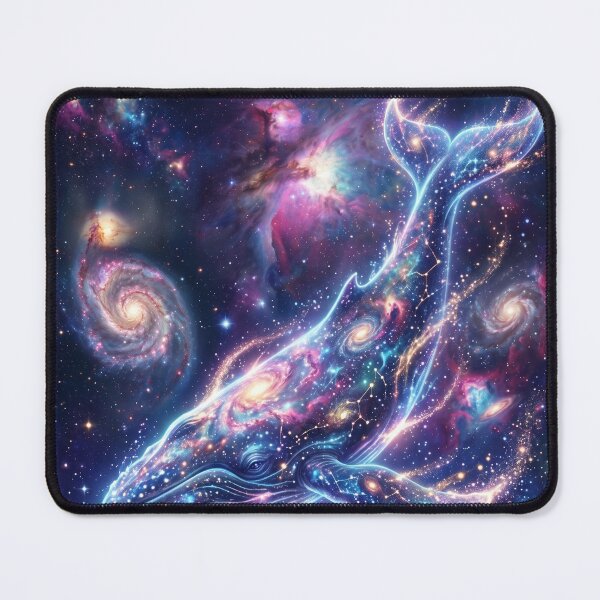 Item preview, Cosmic whale swimming through galaxies and nebulae designed and sold by Bandey one.