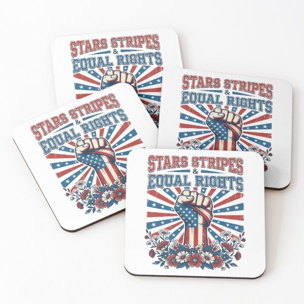 Item preview, Stars Stripes and Equal Rights 4th July Patriotic Activist designed and sold by Hafashop.