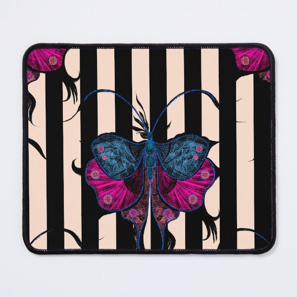 Item preview, Vintage Gothic Butterfly Stripe Pattern designed and sold by VirtuallyCreativ .