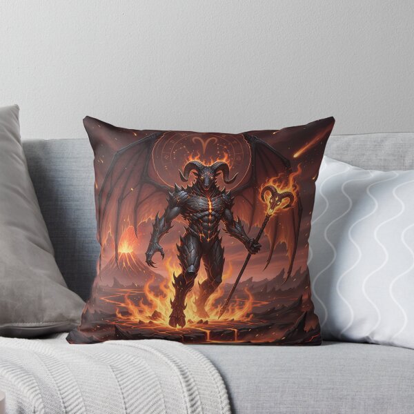 Item preview, Aries Demon Lord | Fiery Zodiac Fantasy Art designed and sold by athanasioungr.