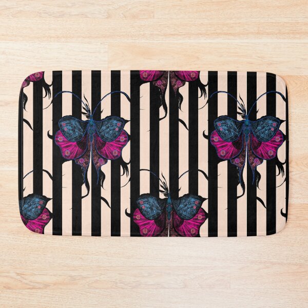 Item preview, Vintage Gothic Butterfly Stripe Pattern designed and sold by VirtuallyCreativ .
