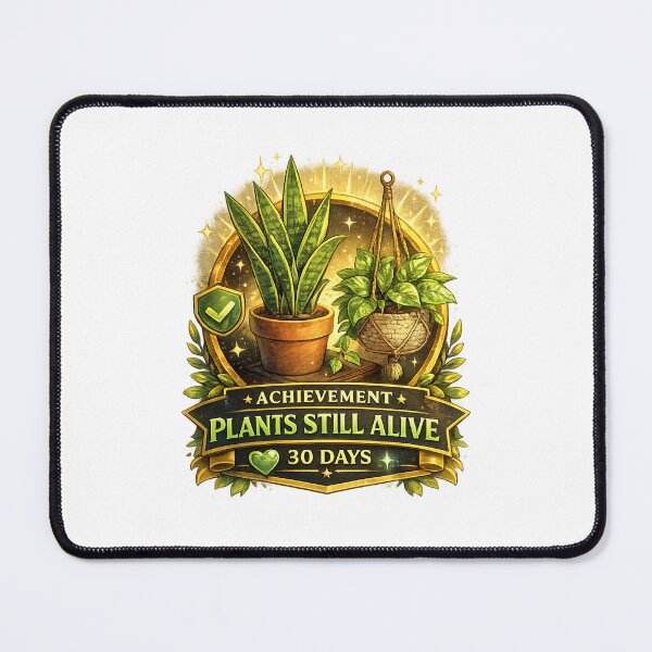 Item preview, Plants Still Alive: 30 Days | Houseplant Parent Achievement Badge | Funny Plant Lover Design designed and sold by MrDev.