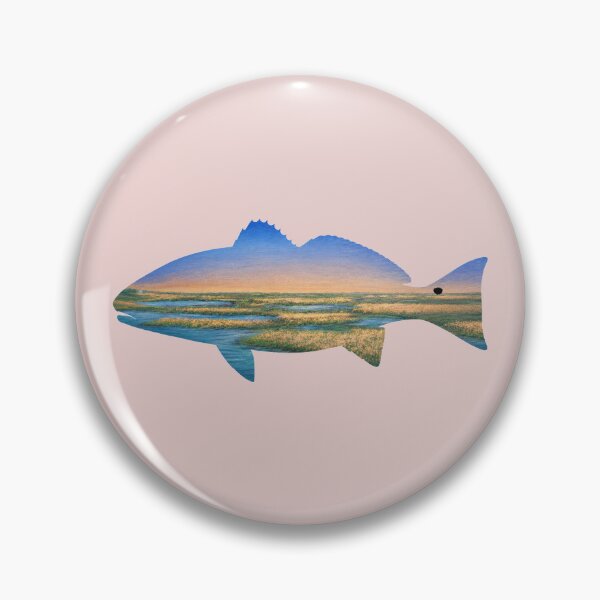 Item preview, Red Drum in Saltwater Marsh designed and sold by Seyahshop.