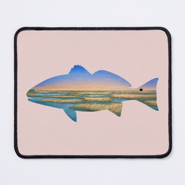 Item preview, Red Drum in Saltwater Marsh designed and sold by Seyahshop.