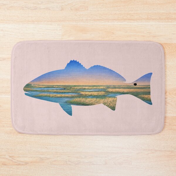 Item preview, Red Drum in Saltwater Marsh designed and sold by Seyahshop.