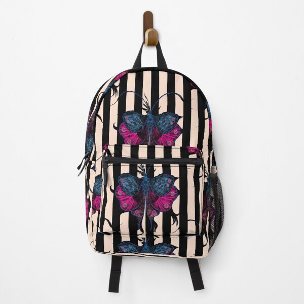 Item preview, Vintage Gothic Butterfly Stripe Pattern designed and sold by VirtuallyCreativ .