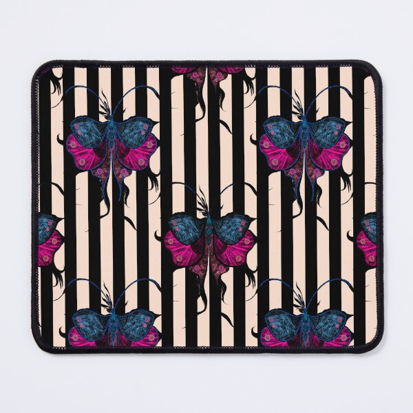 Item preview, Vintage Gothic Butterfly Stripe Pattern designed and sold by VirtuallyCreativ .