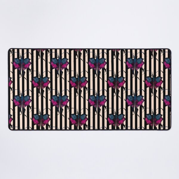 Item preview, Vintage Gothic Butterfly Stripe Pattern designed and sold by VirtuallyCreativ .