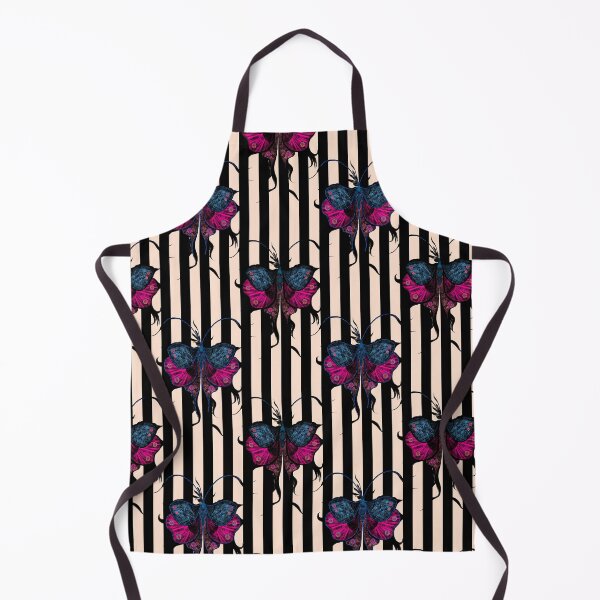 Item preview, Vintage Gothic Butterfly Stripe Pattern designed and sold by VirtuallyCreativ .