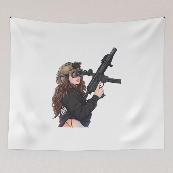 Item preview, Tactical NVG Girl - Night Operations Aesthetic designed and sold by RAWLIFEGRAPHIC.
