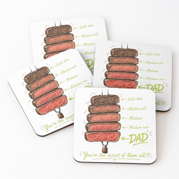 Item preview, Fathers Day - Steak Dad You're The Rarest of Them All designed and sold by CutOutIdols.