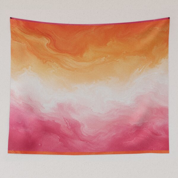 Item preview, Lesbian Pride Flag Gradient Illustration designed and sold by AHOK-lab.