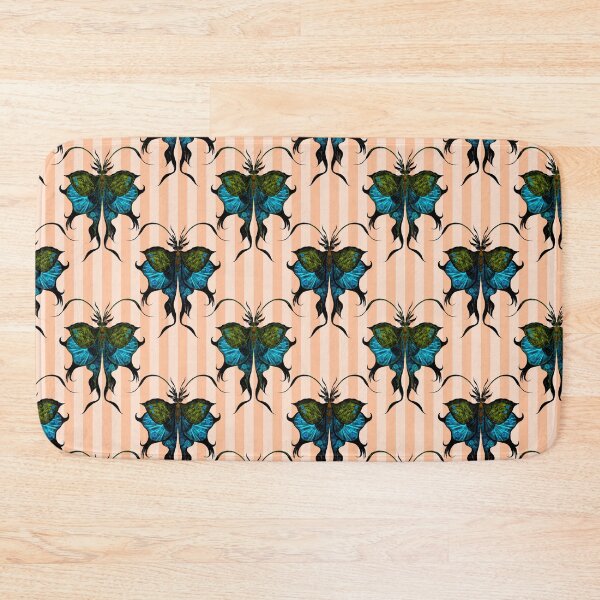 Item preview, Vintage Gothic Butterfly Stripe Pattern designed and sold by VirtuallyCreativ .
