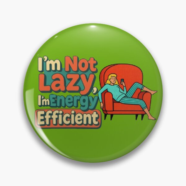Item preview, Funny Lazy Quote Energy Efficient Comic Armchair Illustration designed and sold by Miheerala.