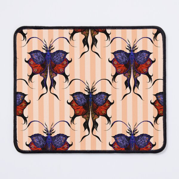 Item preview, Vintage Gothic Butterfly Stripe Pattern designed and sold by VirtuallyCreativ .