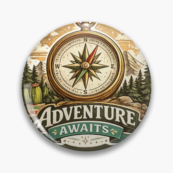 Item preview, Adventure Awaits Compass designed and sold by 0606PM.