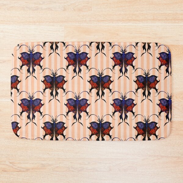 Item preview, Vintage Gothic Butterfly Stripe Pattern designed and sold by VirtuallyCreativ .