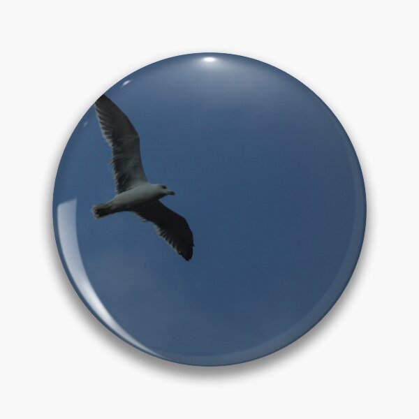 Item preview, Seagull Flying Over Blue Cloudy Sky Provides Peaceful Coastal Bird In Flight Photograph designed and sold by Nmallia.